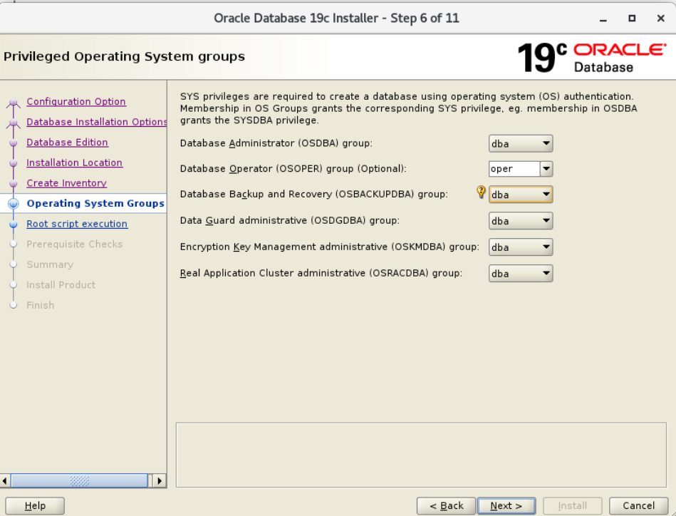 Configuración del instalador